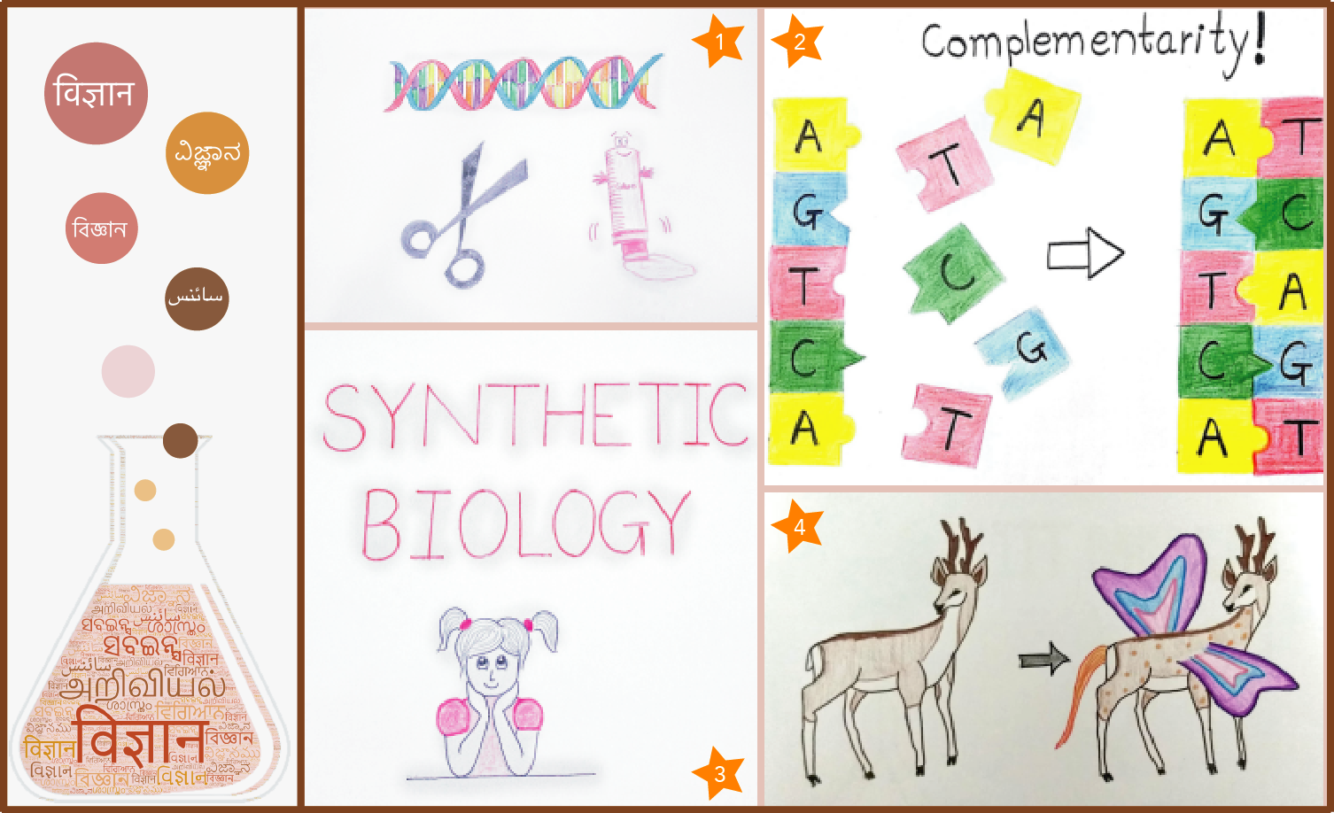 &#x28;1-4&#x29;&#x20;Examples&#x20;of&#x20;hand-drawn&#x20;images&#x20;used&#x20;in&#x20;the&#x20;training&#x20;videos