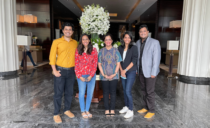 The&#x20;team&#x3A;&#x20;&#x28;from&#x20;left&#x20;to&#x20;right&#x29;&#x3A;&#x20;Rohit&#x20;Awate,&#x20;Stutee&#x20;Panse,&#x20;Karishma&#x20;S.&#x20;Kaushik,&#x20;Shreeya&#x20;Mhade,&#x20;and&#x20;Gandhar&#x20;Tendulkar.