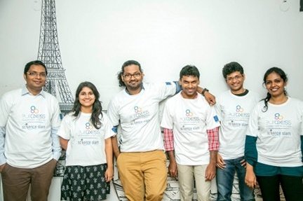 The&#x20;six&#x20;finalists&#x20;of&#x20;the&#x20;2015&#x20;Science&#x20;Slam&#x20;India