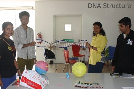 Students&#x20;at&#x20;IISER&#x20;Pune&#x20;build&#x20;a&#x20;model&#x20;of&#x20;DNA&#x20;Structure