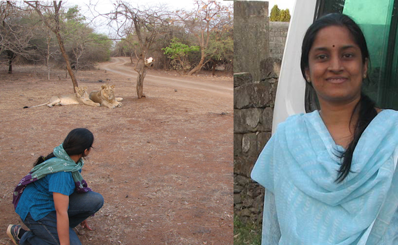 Meena&#x20;Venkataraman&#x20;at&#x20;the&#x20;Gir&#x20;forest&#x20;in&#x20;Gujarat