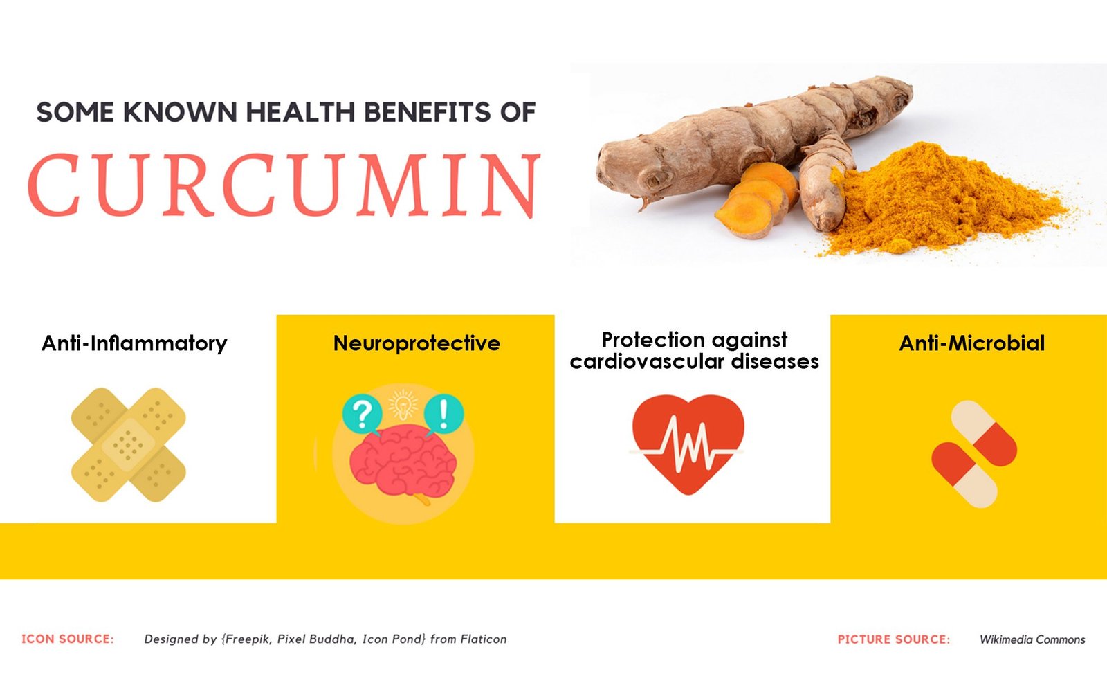 Infogragphic&#x20;on&#x20;known&#x20;benefits&#x20;of&#x20;Curcumin