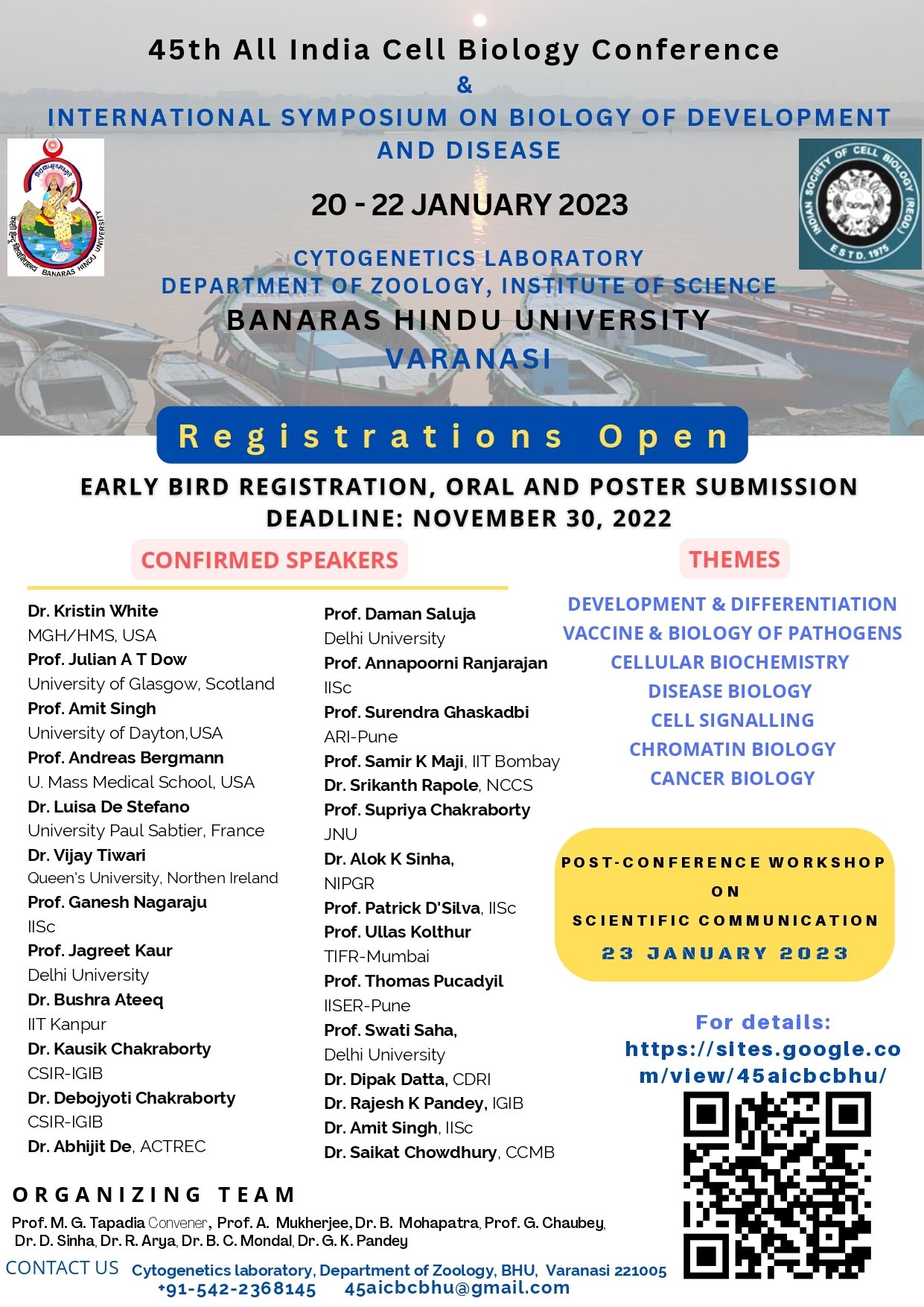 45th All India Cell Biology Conference and International Symposium of