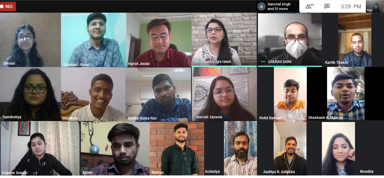 A screenshot of the 'icebreaker' session conducted by ASMI