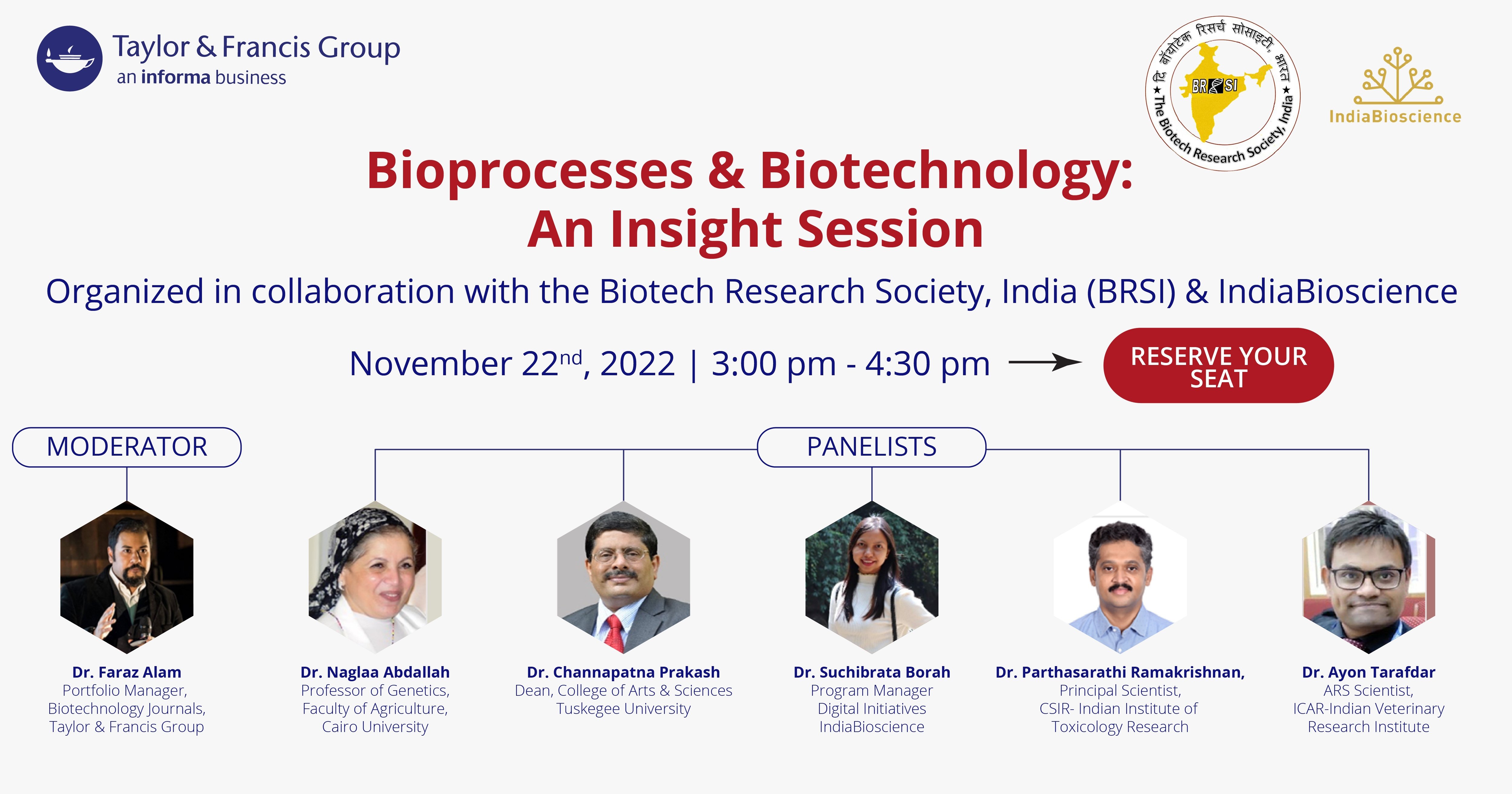 Bioprocesses & Biotechnology IndiaBioscience