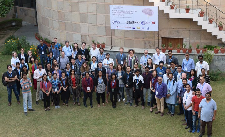 Participants at the India-EMBO Symposium, NBRC, Manesar