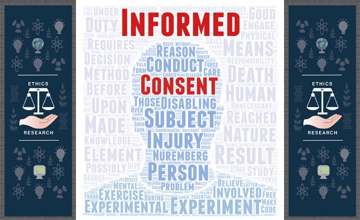 Informed Consent (Word cloud generated using text from the Nuremberg Code of medical ethics (1949) )