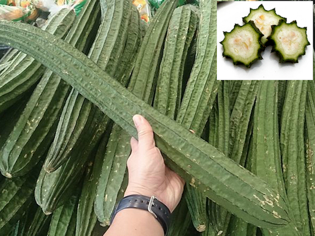 Immature gourd ready for consumption