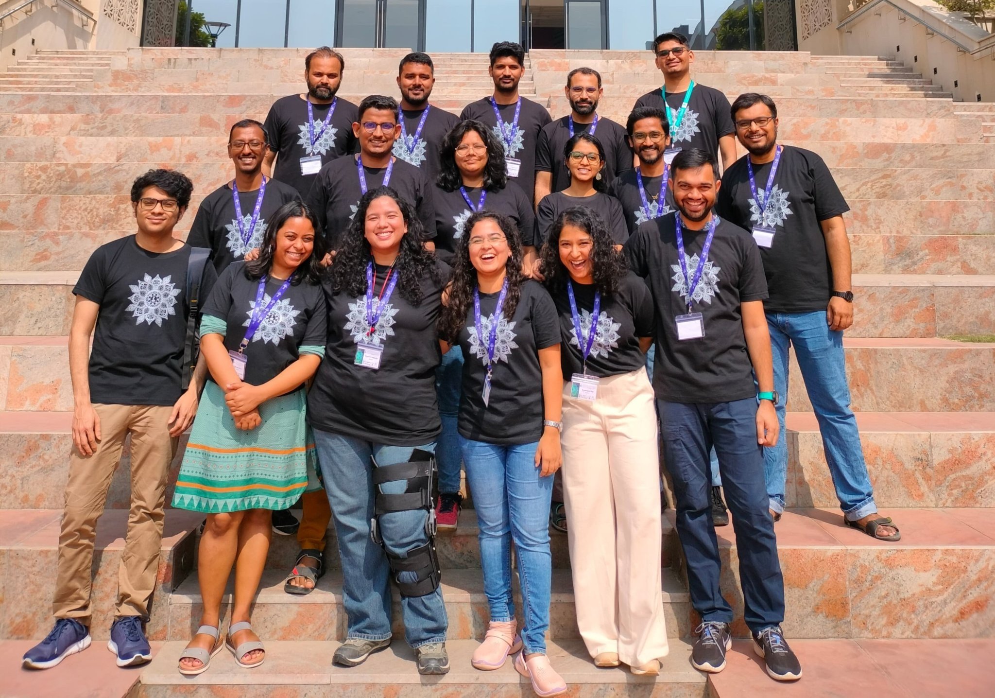 Organising team of NPDS 2023 at TSB, Ashoka University. Picture credits: Arish Azmat and Gaurav Kumar.