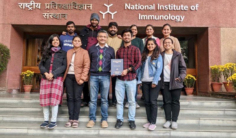 Molecular Aging Research Group, National Institute of Immunology, New Delhi. Picture Credit: Arnab Mukhopadhyay team.