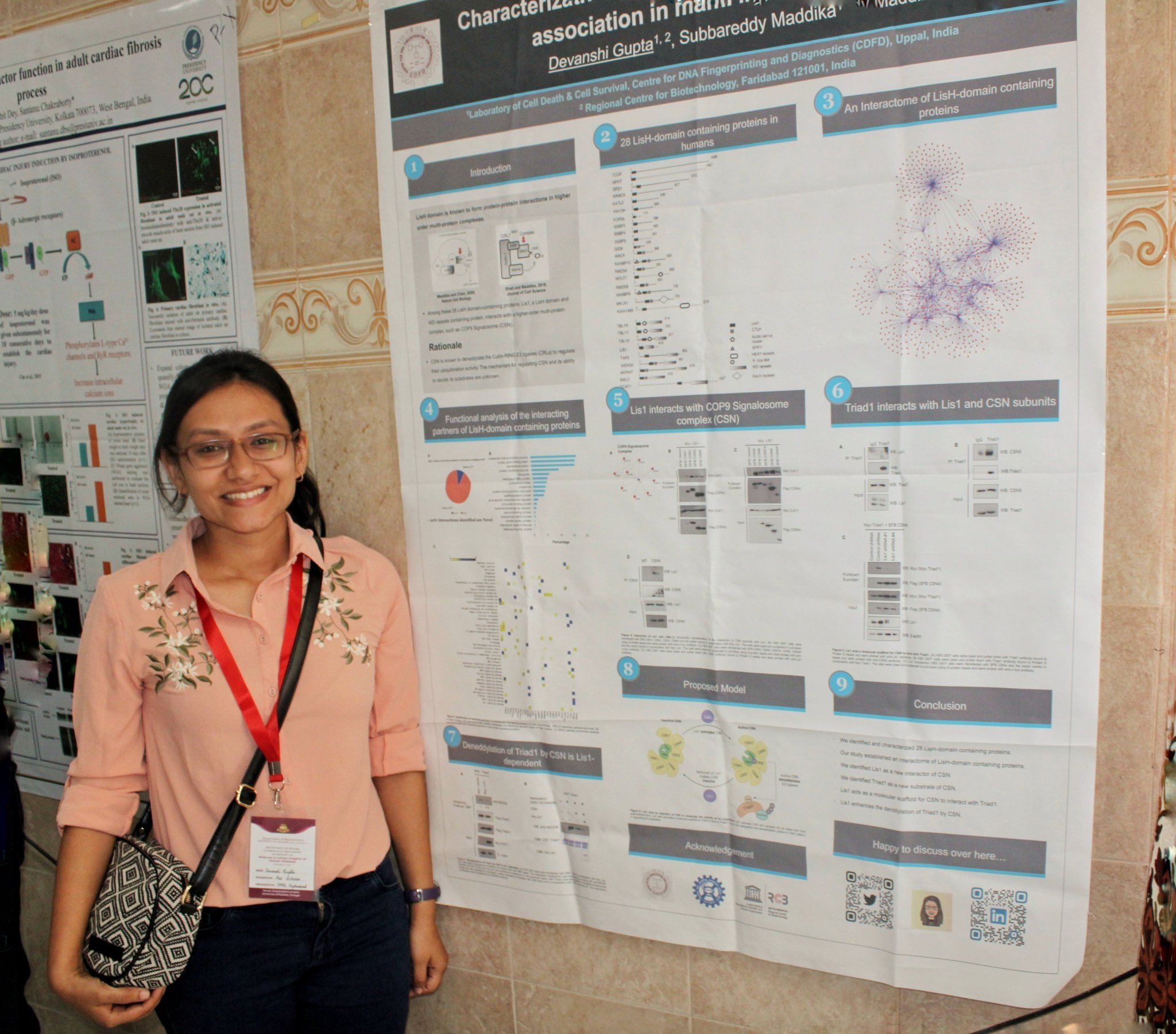 Presenting my research at a scientific conference, AICBC 2022 at University of Kashmir. (Photo Credits: Devanshi Gupta)