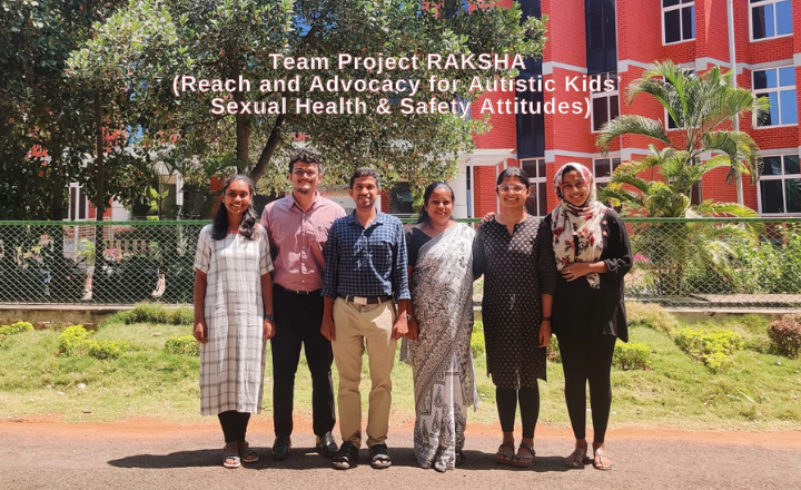 Project RAKSHA Team [from left Mansi Karnad, Pradyumna Murali, Reuben Varghese, Jayashree Shanbal, Hema Nair, Ridha Fameen]