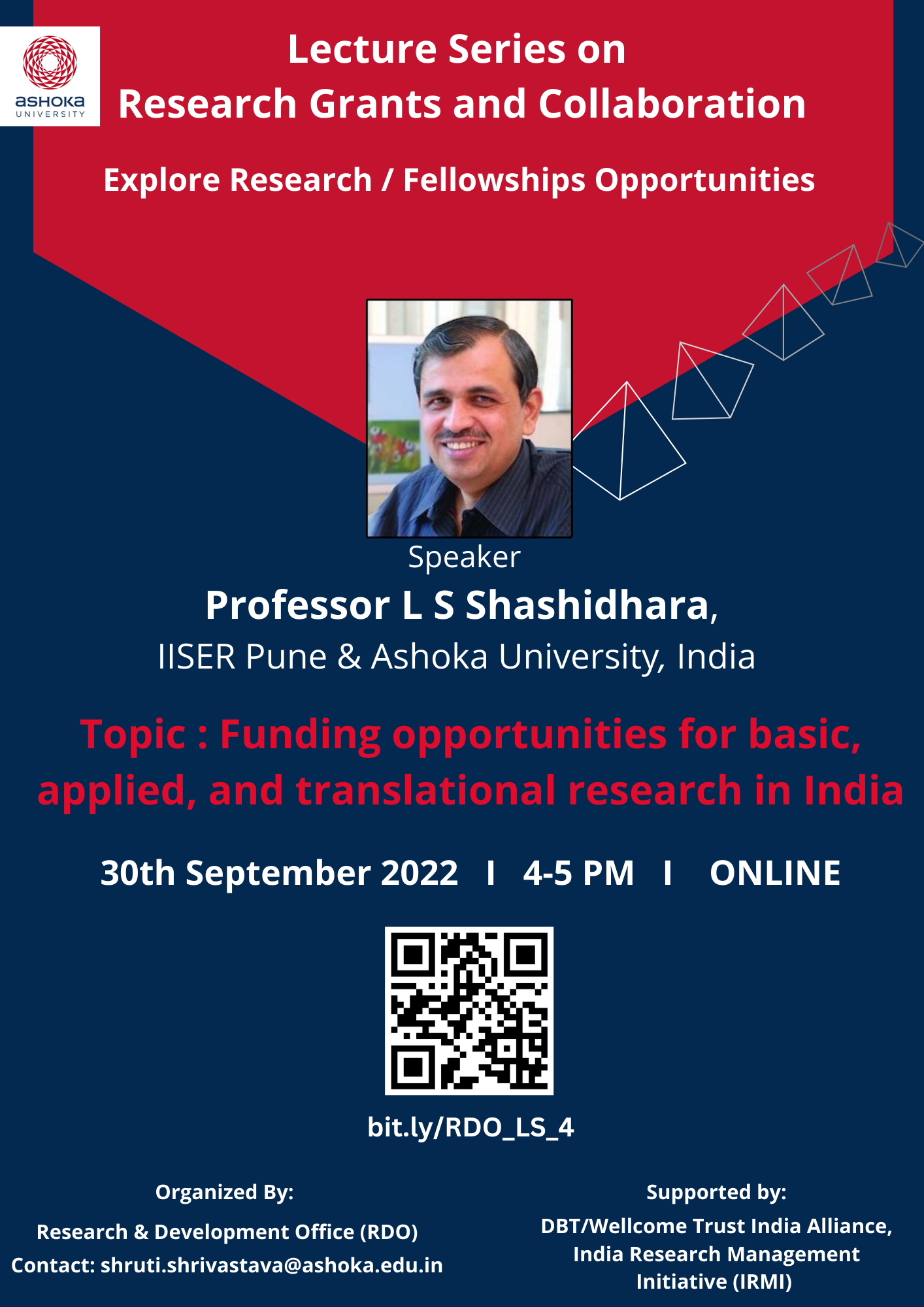 Lecture Series on Research Grants and Collaboration IndiaBioscience