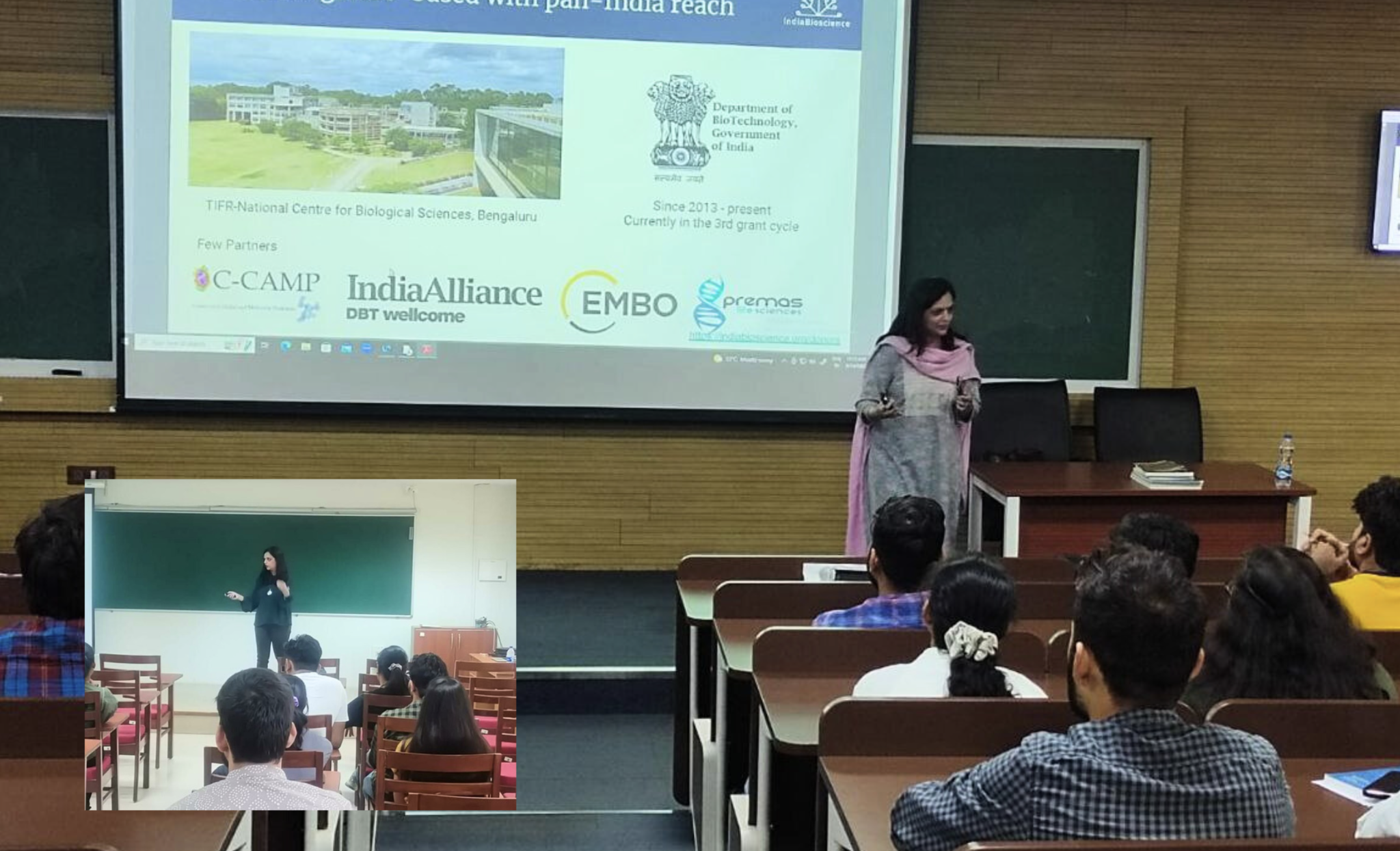 In-person talks at IISER Bhopal and IIT Indore