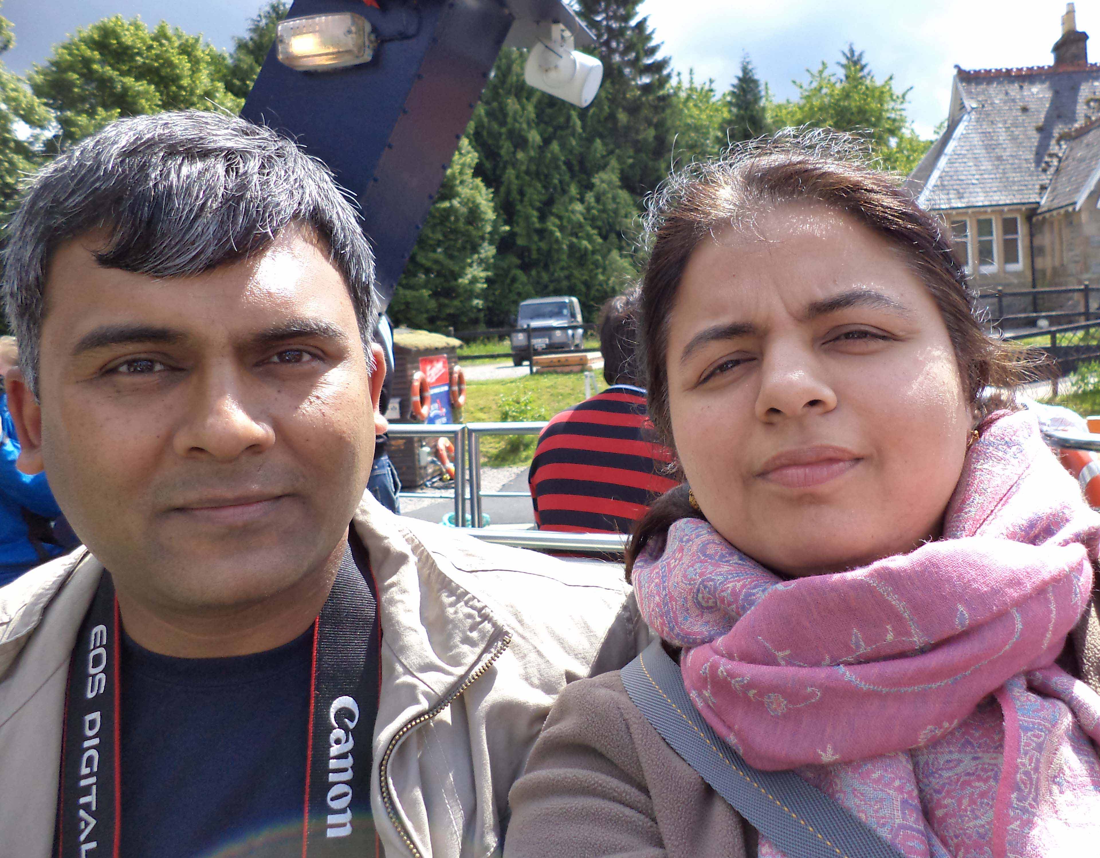 Richa Rikhy and Kundan Sengupta from IISER, Pune
