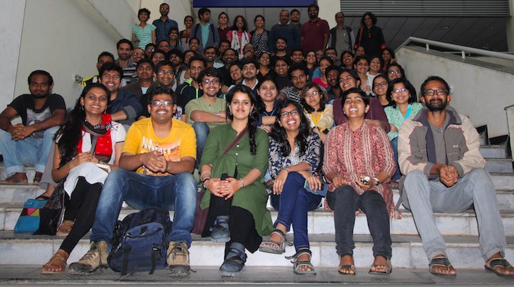 Students, postdocs and faculty of CES, IISc