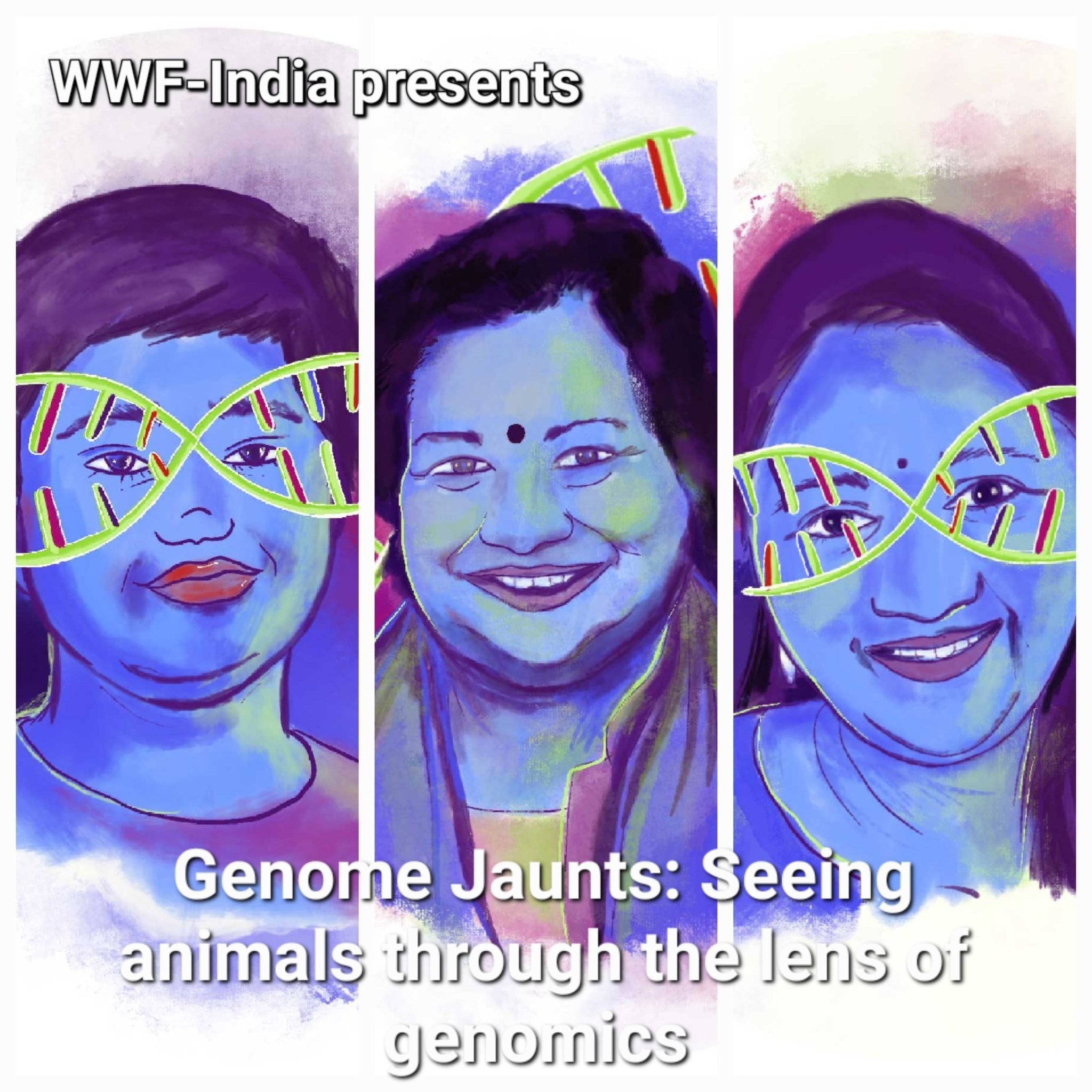 The illustrator of Genome Jaunts, Surbhi Badhani, has used a colorful and interactive format for the contents to captivate and engage young readers in the matters of animals and genes described in the book.